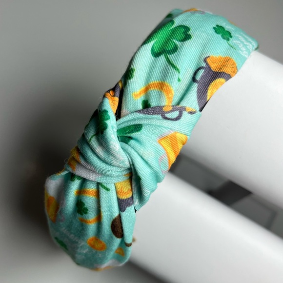 ☘️ Lucky St Patty’s Day HEADBAND | New! | KNOTTED TOP - Picture 9 of 11